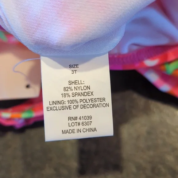 Plaid With Cherries Swimsuit - Picture 2 of 5